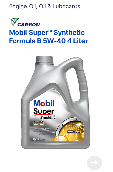 Mobil Super Synthetic oil for engine and car overheating