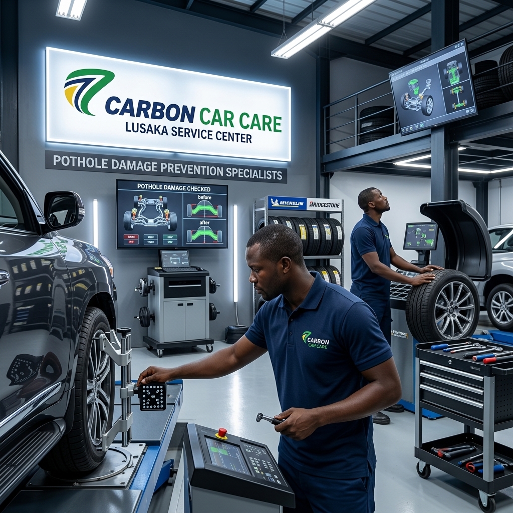 Preventing Pothole Damage: Best Tyres and Alignment Practices for Lusaka Roads